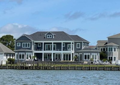 Large waterfront custom home by Hauptman Builders