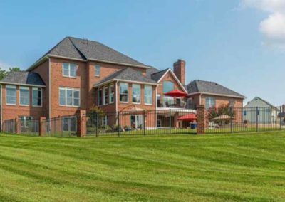 Large custom brick home estate by Hauptman Builders
